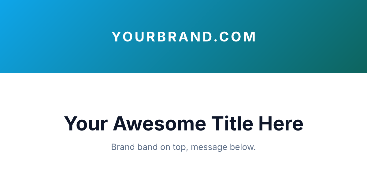Color Band template